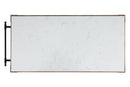 Alforvott - Kitchen Island - Marble Top & Weathered Gray