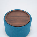 Nesting Ottomans, Round Coffee Table & Bench With Tray (Set of 2) by HouseOfZazla