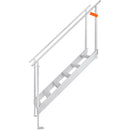 Dock Ladder, 43''-51'' Adjustable Height, 6 Steps with Dual Handrails by HouseOfZazla