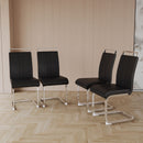 Modern Dining Chairs With Padded Seat, High Back by HouseOfZazla