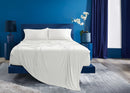BedGear Vertex Sheet Set, Bright White, Split King / Split Cal King by HouseOfZazla
