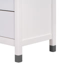 3-Pieces Bedroom Sets Full Size House Bed with Storage Headboard, Wooden Nightstand and Storage Dresser,Gray