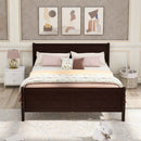 Platform Bed Frame Mattress Foundation Sleigh Bed With Headboard / Footboard / Wood Slat Suppor by HouseOfZazla