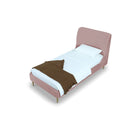 Mid-Century Modern Upholstered Bed With Curved Headboard by HouseOfZazla