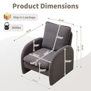 Modern Sherpa Upholstered Accent Chair, Comfortable Living Room Armchair, Lounge Chair For Bedroom, And Office by HouseOfZazla