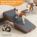 (UPGRADED) Dog Stairs for Small Dogs and Cats - Foldable Wooden Pet Ramp by HouseOfZazla