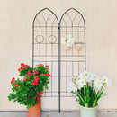 Metal Garden Trellis Rustproof Trellis For Climbing Plant, Outdoor Flower Support by HouseOfZazla