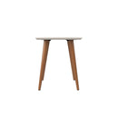 Utopia - Square End Table - Off White by HouseOfZazla