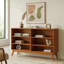 Draper - Handcrafted Low Bookcase by Unique Piece Furniture