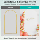 Arch Backdrop Stand Cover White Spandex Fabric by LJGDeals