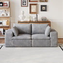71" Cloud Sofa in Corduroy Fabric