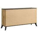 Fraser - 6 Drawer Dresser Cabinet - Natural by HouseOfZazla