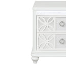 Abigale - 2 Drawer Nightstand With LED - White by HouseOfZazla
