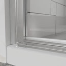 Bifold Frameless Shower Door With Tempered Clear Glass by HouseOfZazla
