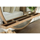 Stevie Sand Wash Natural Cane 4-Piece Eastern King Bedroom Set