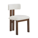 7-Piece Dining Set with Upholstered Armless Chairs