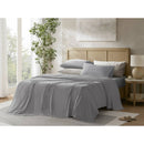 4-Piece King Stretch Jersey Sheet Set,Grey by Montret