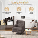 Upholstered Accent Chair Tufted Armchair For Living Room And Bedroom by Unique Piece Furniture