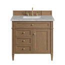 James Martin Brittany 36" Single Bathroom Vanity, Pecan