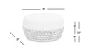 Willow - Round Upholstered Patio Ottoman by HouseOfZazla