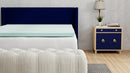 Omne Sleep Plush 3 Inch Queen Memory Foam Cooling Mattress Topper