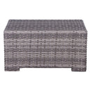 Outdoor 6 Person Wicker Seating Group With Cushions - Gray Mix by HouseOfZazla