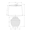 Modern Lighting, Table Lamp, Concrete - Cream