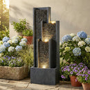 40 Inch Modern Outdoor Water Fountain by HouseOfZazla