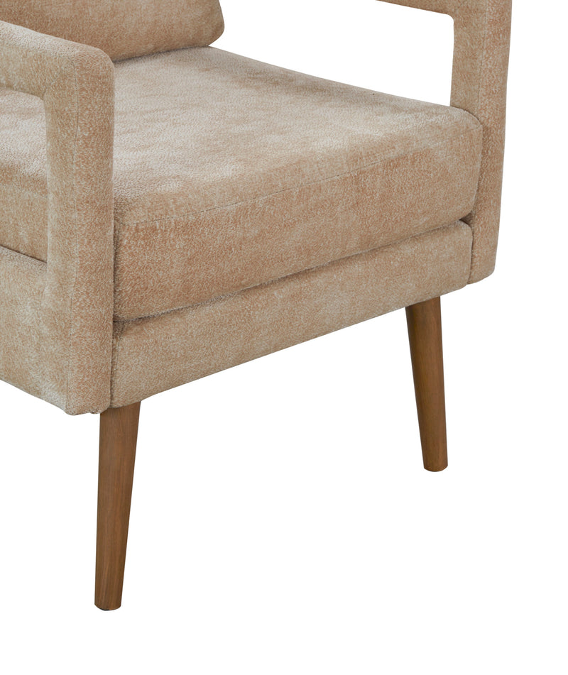 Walker Edison | Mid-Century Chenille Accent Chair