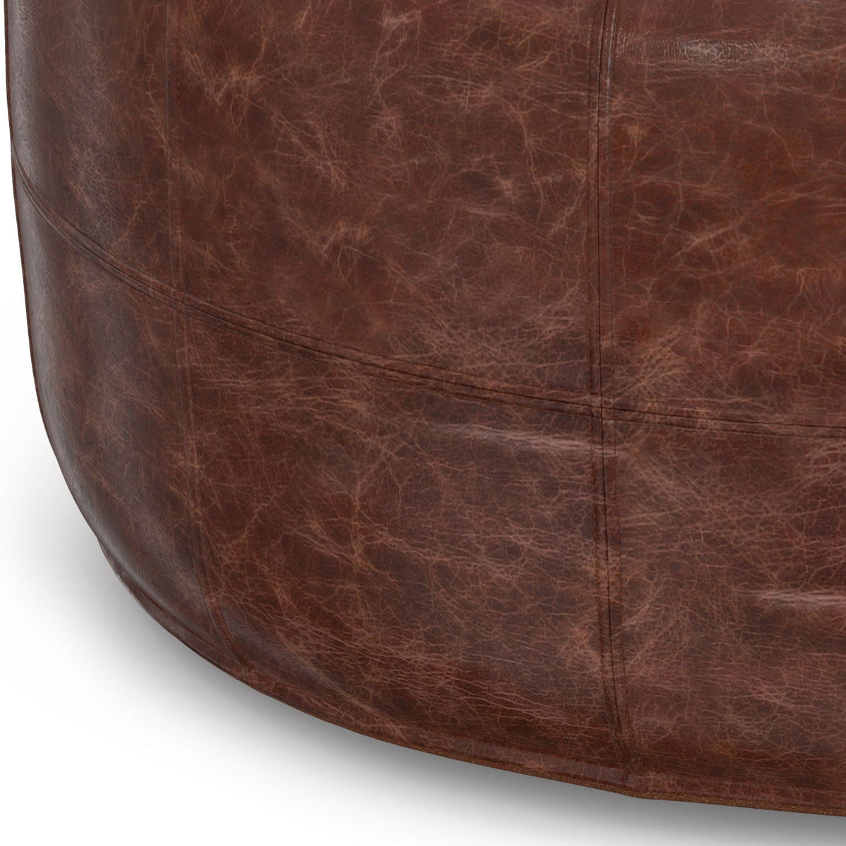 Connor - Handcrafted Round Pouf, photo 24 of 24