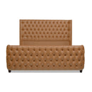 Brooklyn - Tufted Panel Bed Headboard And Footboard Set by HouseOfZazla