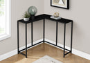 Corner Accent Console Table For Entryway, Contemporary & Modern - Black by HouseOfZazla