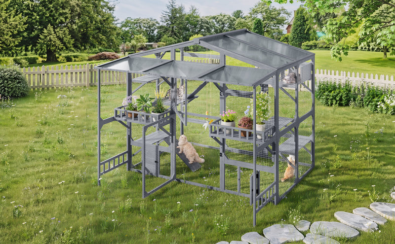 Large Outdoor Catio for 6-10 Cats, photo 9 of 10