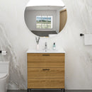 Premium Rectangular Vanity Top With Single Faucet Hole And Overflow