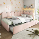 Upholstered Daybed With Metal Slatted Base by HouseOfZazla