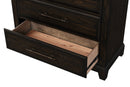 2 Drawer Nightstand Elegant Design - Mahogany by HouseOfZazla