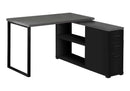 L-Shape Computer Desk with Storage Drawers by HouseOfZazla