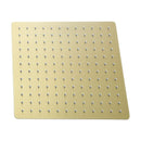 Modern 10" Square Rainfall Shower Head & Stainless Steel Wall Or Ceiling Mount Luxury Spa Shower Panel