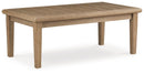 Carter Hall - Rectangular Cocktail Table - Beige by Unique Piece Furniture
