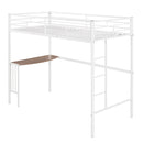 Bunk Bed With Desk, Ladder And Quality Slats For Bedroom by HouseOfZazla