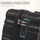 HIFINE TOURIST 20"/24"/28" 3-Piece Luggage Set in Dark Gray