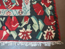 8' X 11' Karabagh Kilim Handmade Flat Weave Wool Rug Vegi Organic Dyes Nice