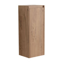 Contemporary Wall Mounted Bathroom Vanity With Resin Sink And 2 Side Cabinet - Imitative Oak by HouseOfZazla