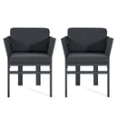 Outdoor Dining Chair, All-Weather Patio Seating For Backyard (Set of 2) by HouseOfZazla