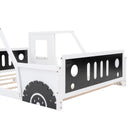 Classic Car Shaped Platform Bed With Wheels by HouseOfZazla