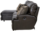 Como - 3 Piece Italian Leather Match Reclining Sectional by Unique Piece Furniture