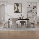 Armless Curved Back Accent Chairs