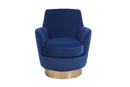 Teddy Swivel Barrel Chair, Swivel Accent Chairs Armchair For Living Room by HouseOfZazla