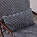 Accent Chair With Pillow And Wood Frame by HouseOfZazla
