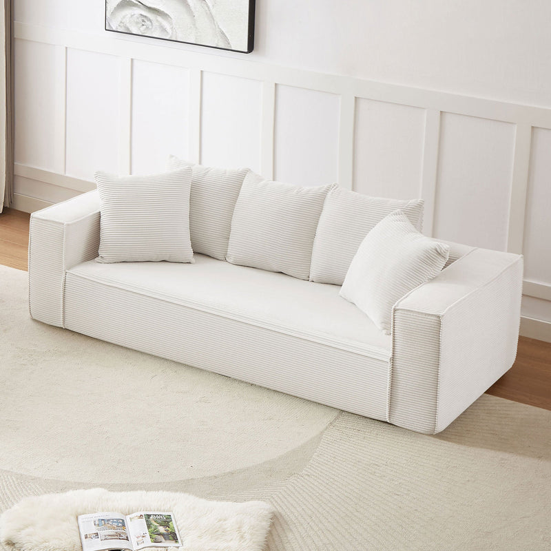 Walker Edison | Corduroy 3 Seater Modular Couch